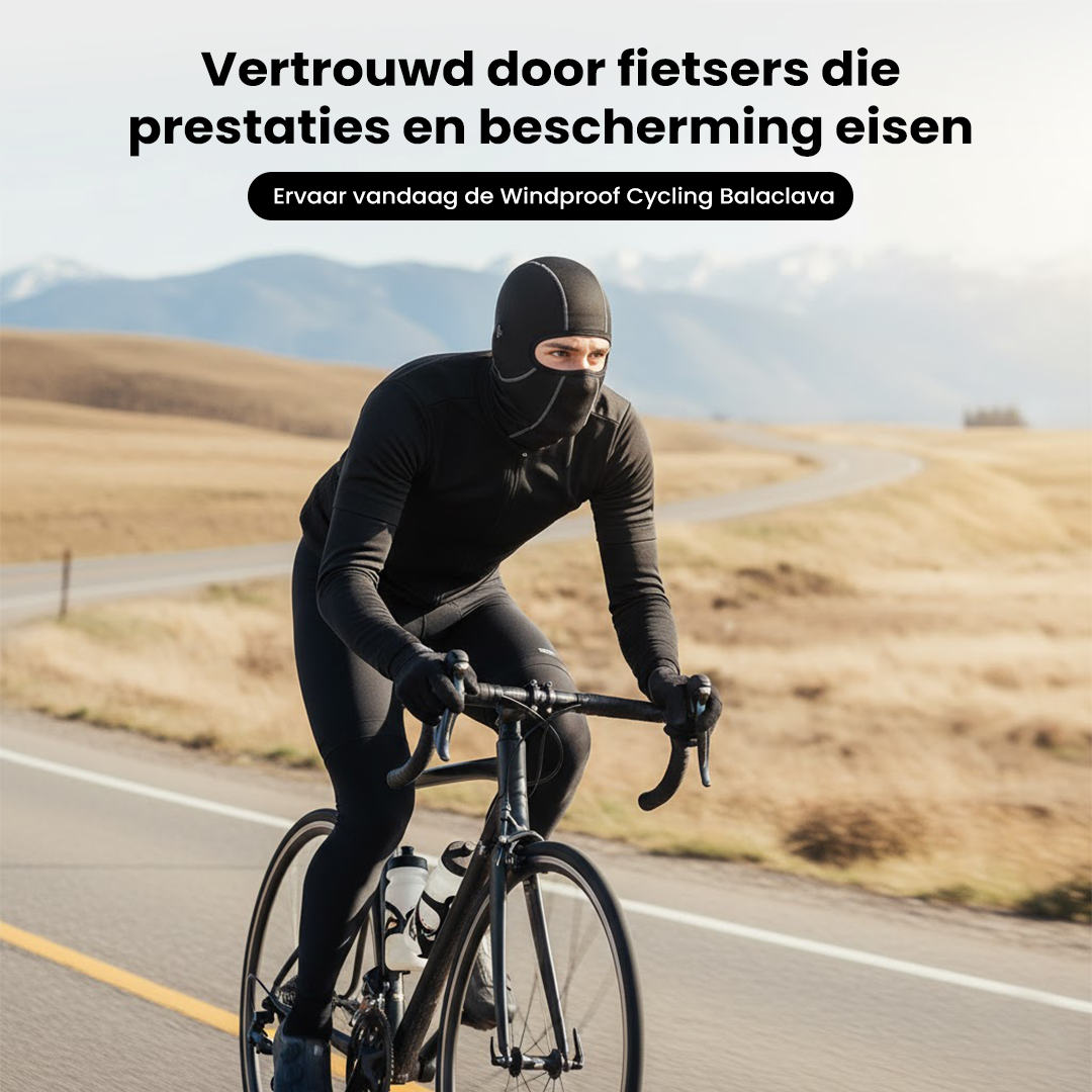 Winddichte Fietssjaal Thermische Volledige Gezichtsbedekking